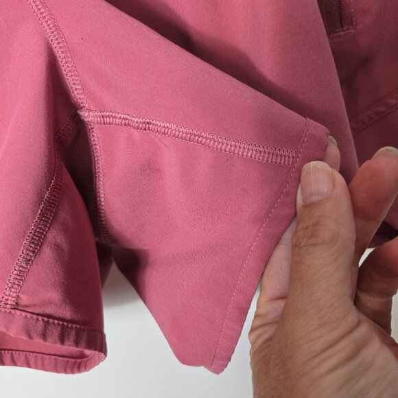 Lululemon Women's Size 12 Tracker Running Shorts V 4" in Lush Pink FLAW - Picture 7 of 10